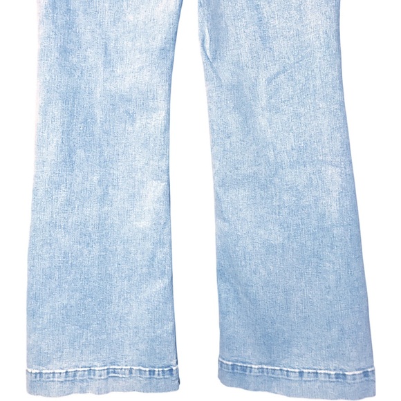 NWT Women's 16 SPANX Lycra Fitsense Flare Jean Turner Wash Denim Jeans High Rise - Picture 9 of 11